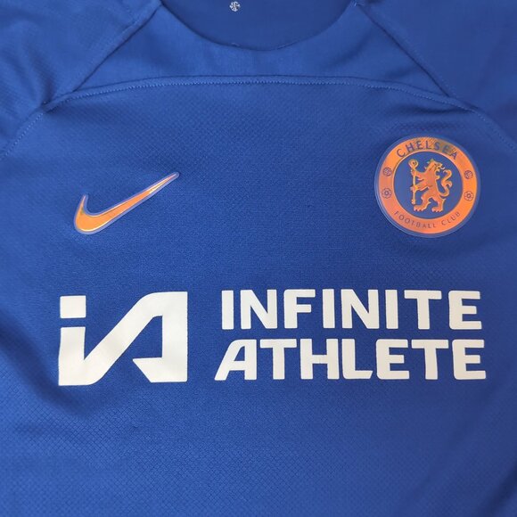 Nike Chelsea FC Blue Home Soccer Jersey Dri-Fit Athletic Top – Men’s L - Picture 3 of 8